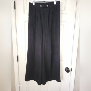 Black Wide-Leg Pants